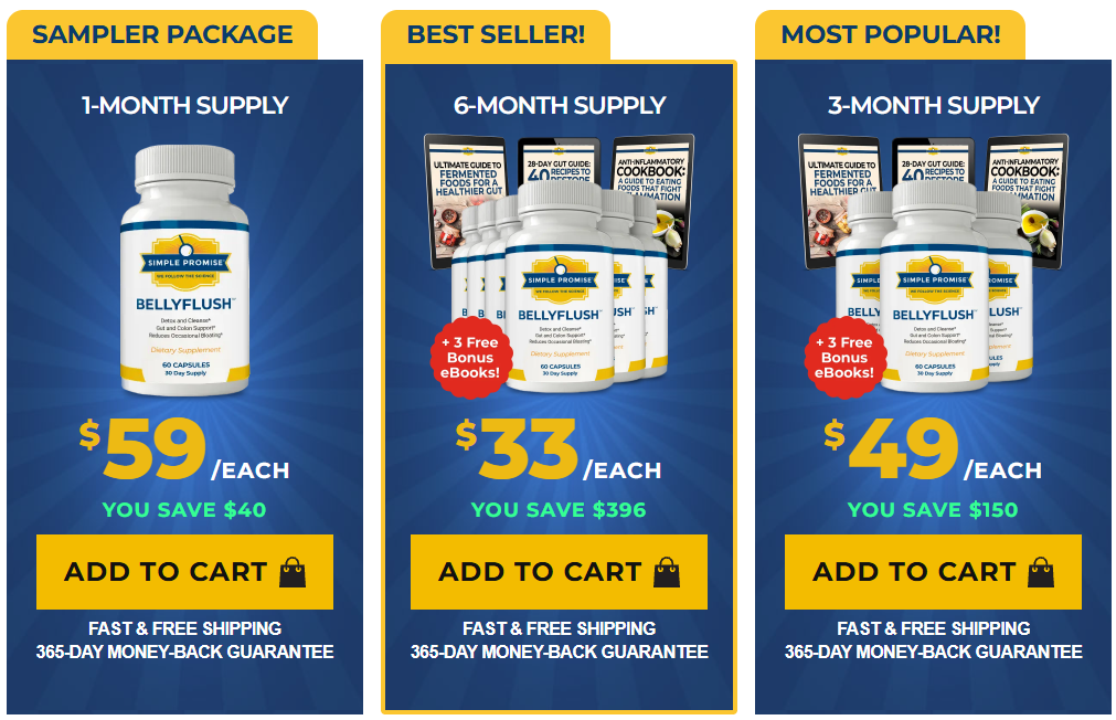 bellyflush price list
