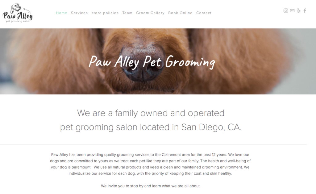 Grooming Services for dogs in San Diego