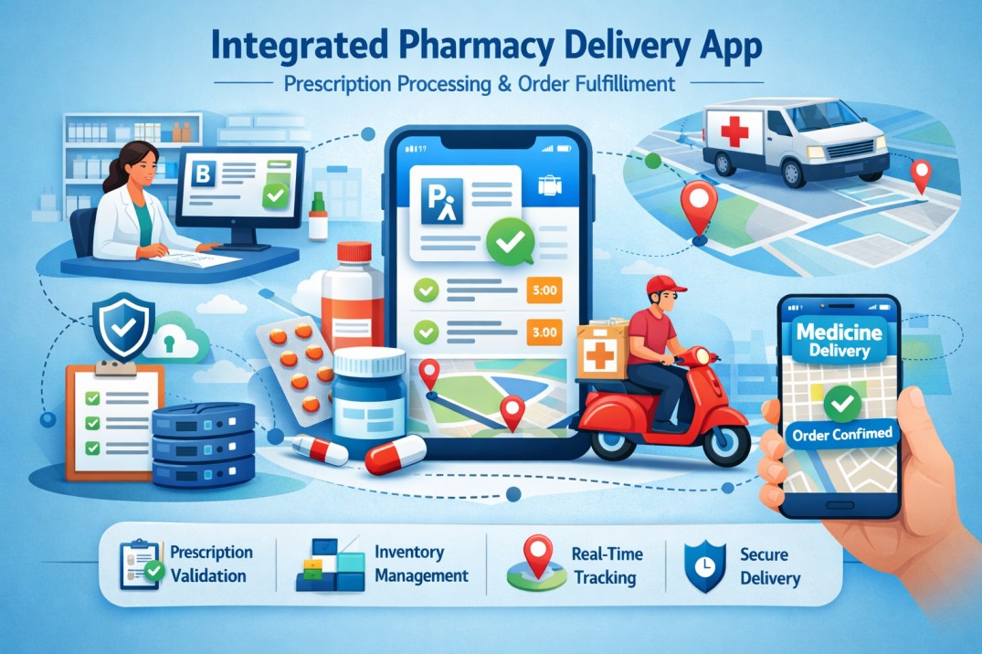Integrated Pharmacy App for Prescription Processing and Order Delivery ...