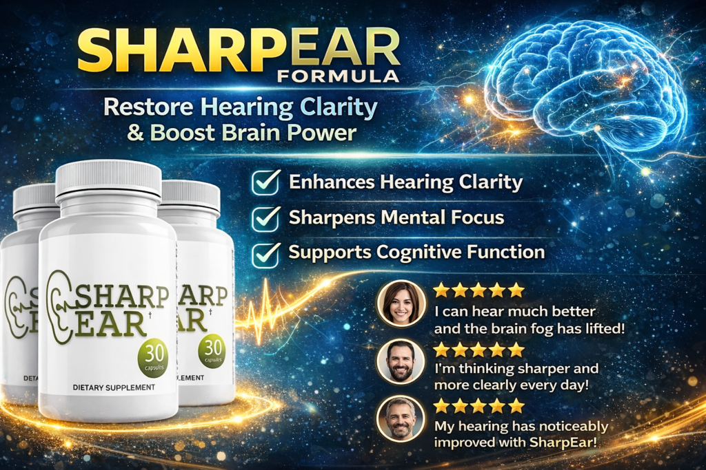 sharpear formula hear better, think sharper