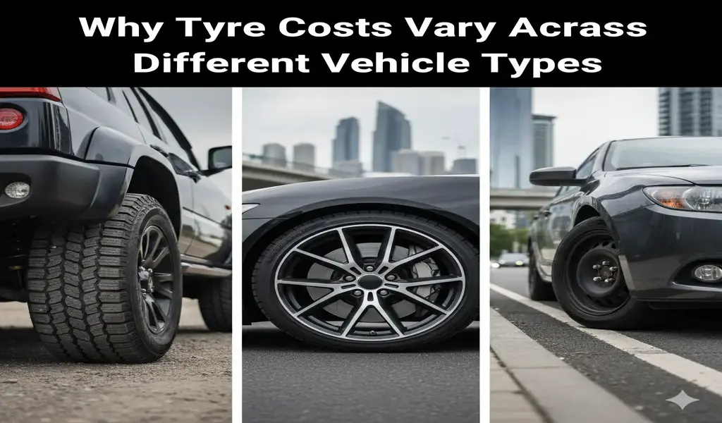 why tyre costs vary across different vehicle types