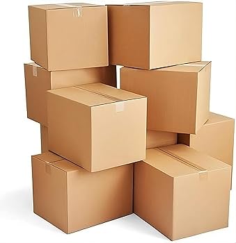 cardboard boxes