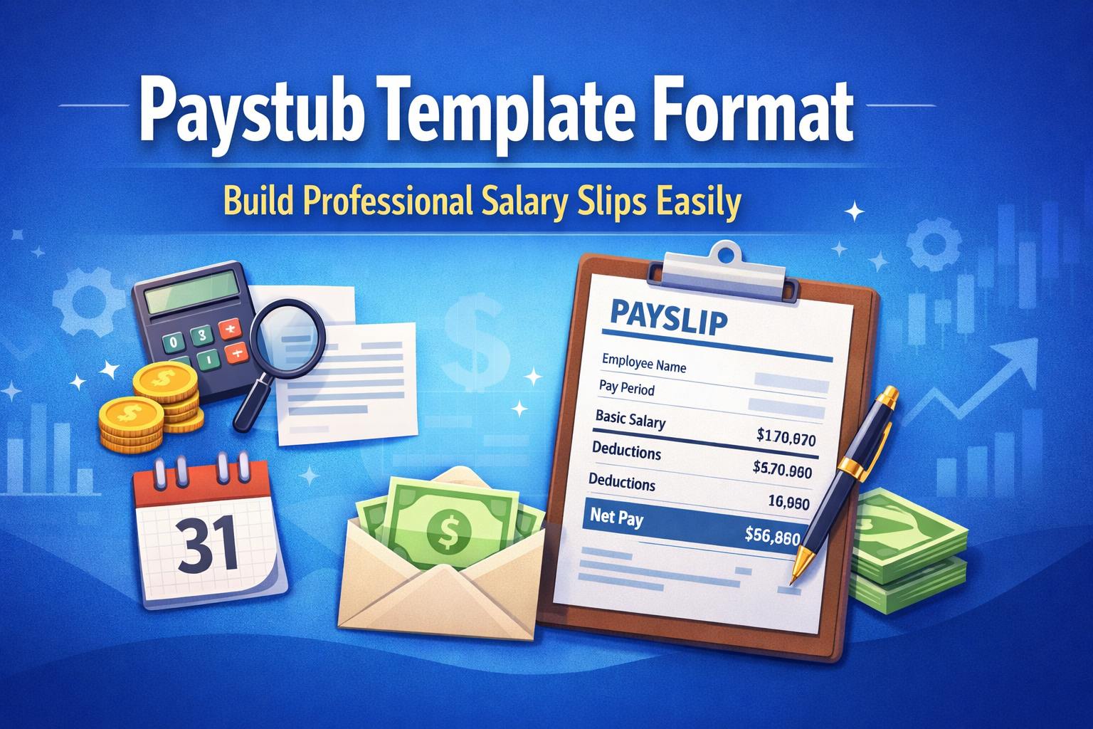Paystub Template Format: Build Professional Salary Slips Easily ...