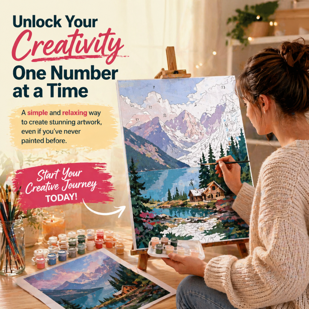 personalised paint by numbers