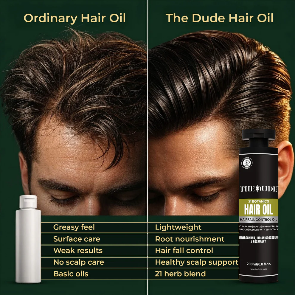 Hair oil- The dude