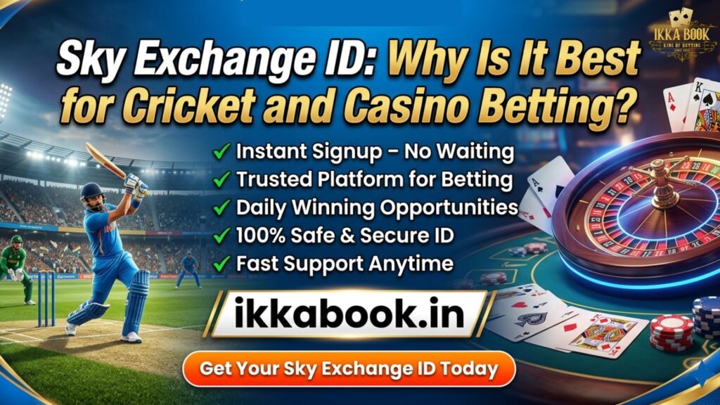 sky exchange id: why is it best for cricket and casino betting?