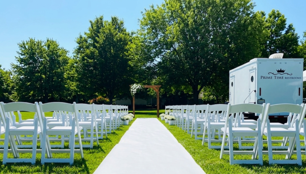 wedding restroom rental