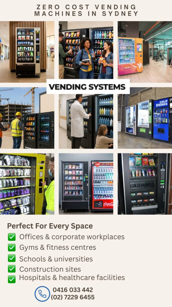 zero cost vending machines in sydney