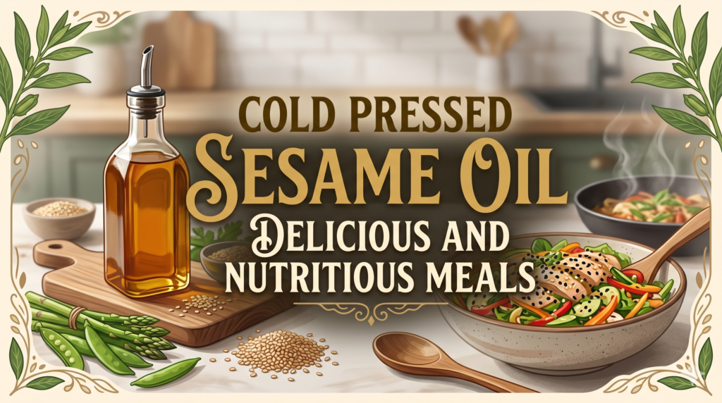 Cold Pressed Sesame Oil
