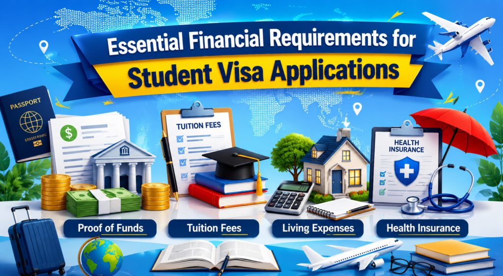 essential financial requirements for student visa applications