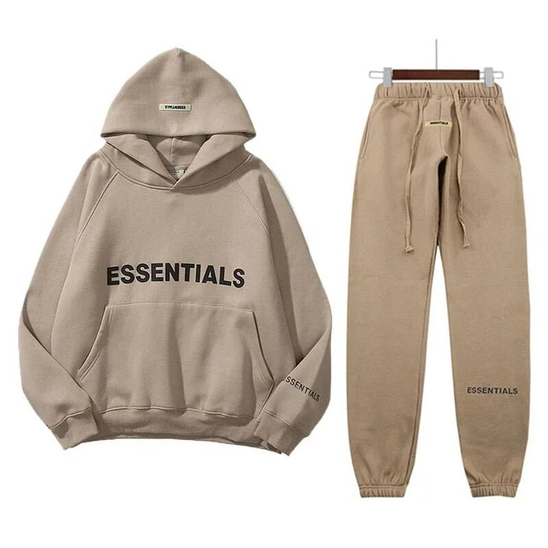 essentials tracksuit gray god is great 1