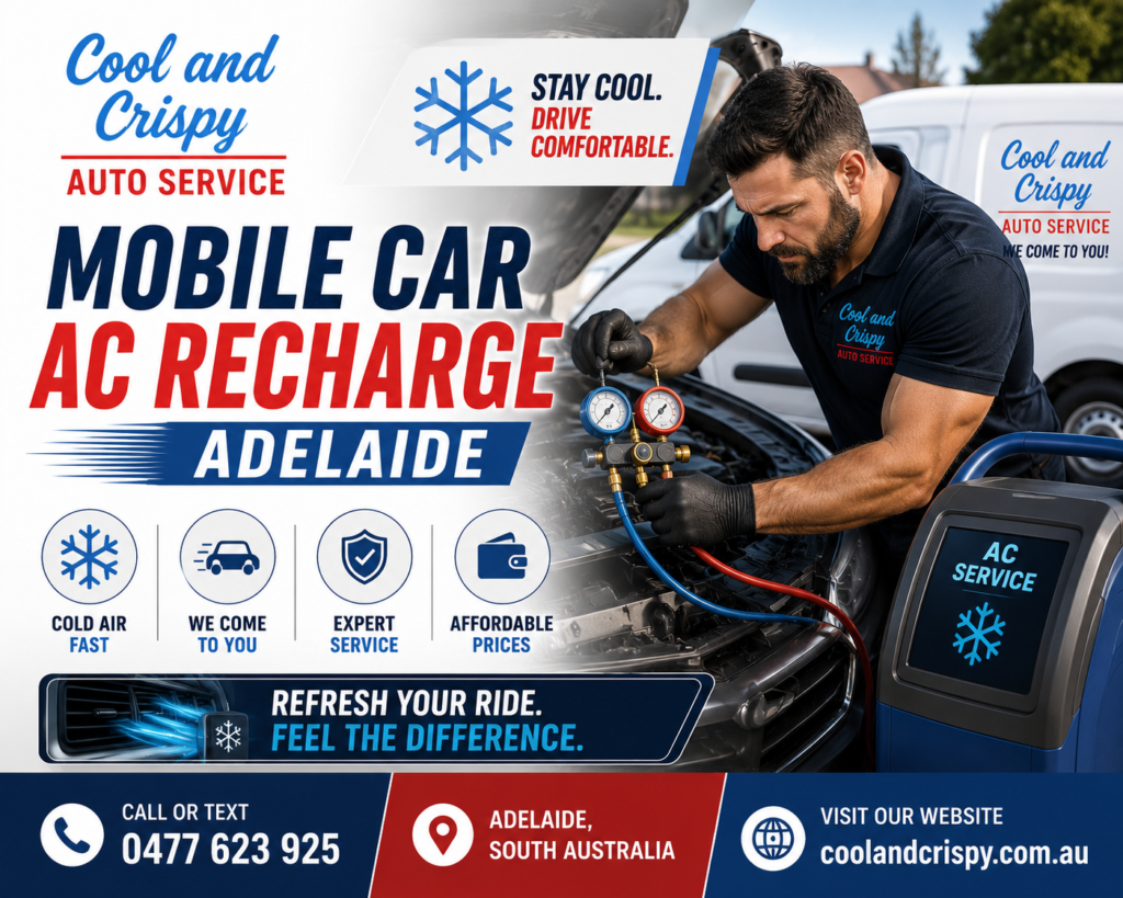 mobile car ac recharge adelaide