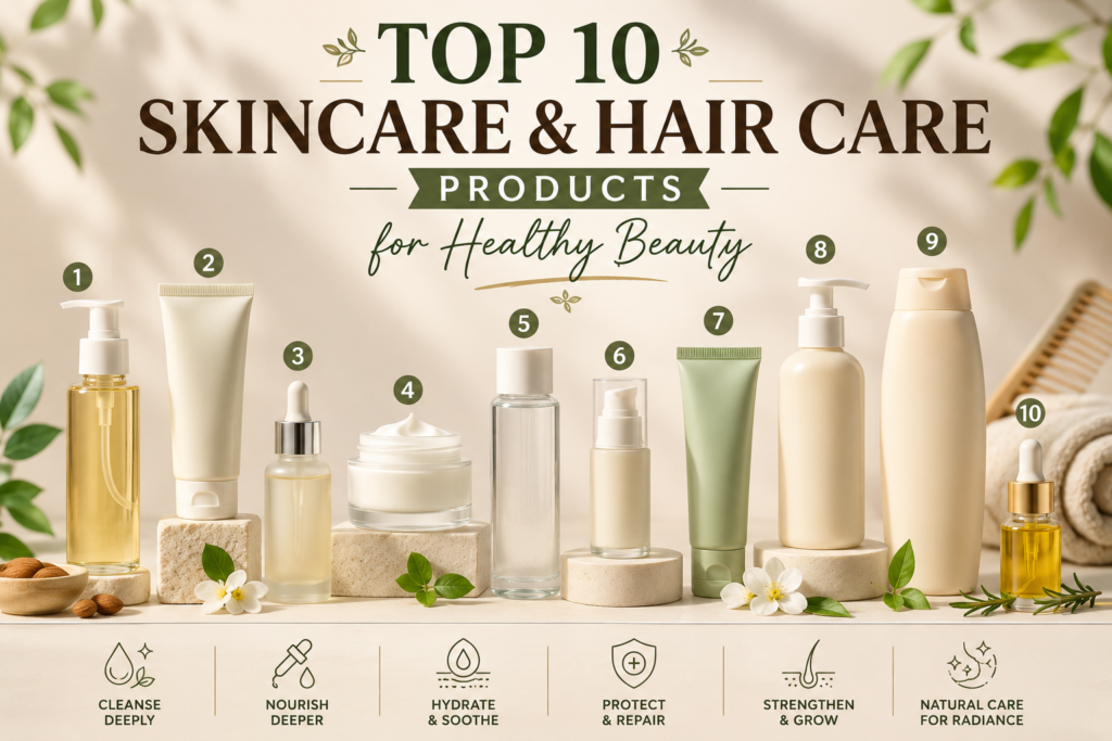 Skincare & Hair Care Products