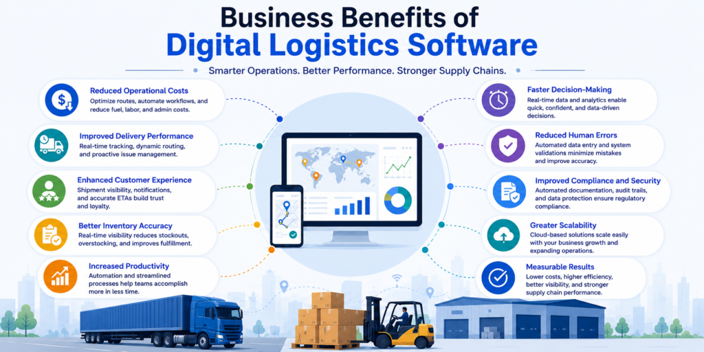 business benefits of logistics software